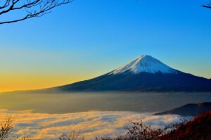 Japanse berg bij Ikigai blog bericht | persoonlijke ontwikkeling en groei